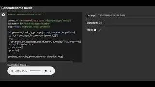 AI generated Future Bass track