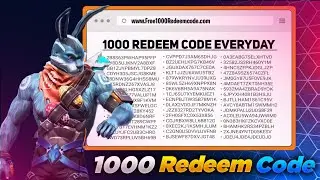 I Got 1000 Redeem Code in 5 Minutes😍🔥