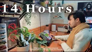 Study with me live 14 hours | Working UPSC Aspirant |