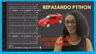 Simple CAR GAME without using libraries programmed with PYTHON | Multilists and POSITIONS
