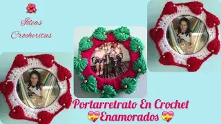 DIY🖼Portarretratos Tejido a Crochet Mother’s Day presents/Marco de fotos🧶para día de las Madres❤️
