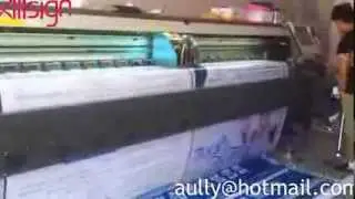 Solvent Printer with Konica KM1024/42PL heads printing 2