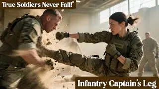 &ldquo;True Soldiers Never Fall!&rdquo; &mdash; Female Service Member&rsquo;s Defense Shatters Infantry Captain&rsquo;s Leg