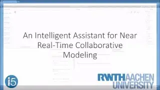 An Intelligent Assistant for Near Real-Time Collaborative Modeling using the SyncMeta Framework