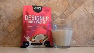 #Taste-Test- ESN Designer Whey Protein 🥥 Almond Coconut 🥥