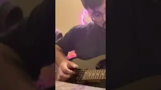 Electric Guitar With Banjo Finger Picks