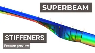 Adaptive modeling of stiffeners - Superbeam Feature Preview