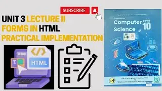 How to Create Forms in HTML | Class 10 Computer | Unit 3 Programming Lecture II | NBF 2025 | In Urdu