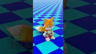 Tails' Funny Dance (3D Animation) #shorts