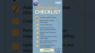 GDPR Compliance Checklist