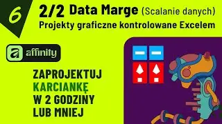 #2/2 Affinity (Publisher). Data Merge. Excel i scalanie danych w projektowaniu gier planszowych