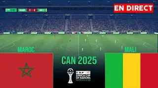 MAROC vs MALI - Coupe d'Afrique des Nations 2025 Match aujourd'hui | PES