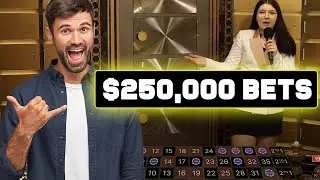GOLD VAULT ROULETTE INSANITY - $250,000 BETS SHOCK STAFF!