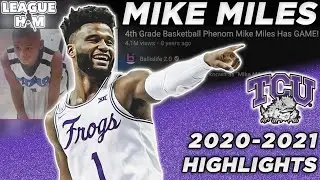 Mike Miles Full TCU 2020-21 Freshman SZN Highlights | Dynamic Lead Guard