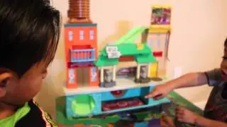 2015 NICKELODEON HALF-SHELL HEROES - SUPER SEWER HQ WITH MIKEY AND SLINTER