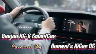 Huawei HiCar OS @ Baojun SmartCar RC-6 ( First Look ) - HarmonyOS - Android Auto - Apple CarPlay