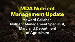 MDA Nutrient Management Update | 2023 Agronomy Day