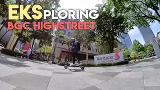 EXPLORING BGC MANILA, BGC HIGH STREET with Electric Scooter | Bonifacio Global City | Taguig City |