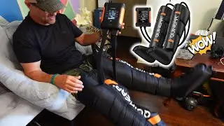 Cordless Air Compression Leg Recovery System - Unboxing/Testing