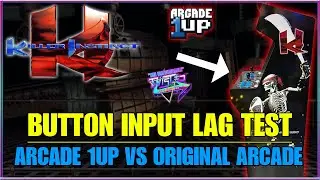 Killer Instinct Arcade1Up Button Input Lag Test VS Original KI