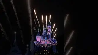 DISNEY Holiday Magic- Fireworks Sleeping Beauty Castle-Christmas at Disneyland Resort