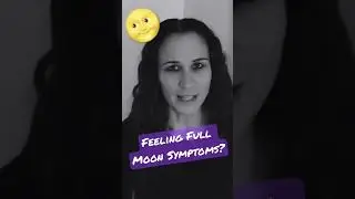 Feeling Full Moon Symptoms Right Now? #short #fullmoon #lunarcycle