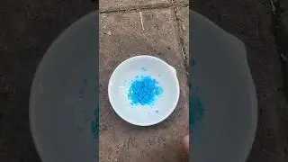 Copper nitrate rocket fuel 🔥🚀 #shorts #chemistry