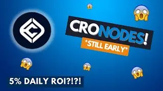 CRONODES - Earn 5% daily ROI! Crypto.com Native Token CRO *You are still early*