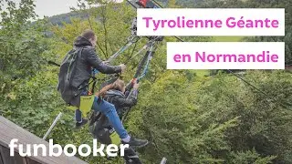 Tyrolienne G&eacute;ante au Viaduc de la Souleuvre en Normandie - Funbooker