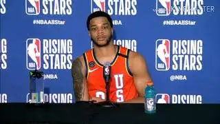 Stacy Francis tribute to Miles Bridges interview Postgame / 2020 NBA Rising Stars in Chicago.