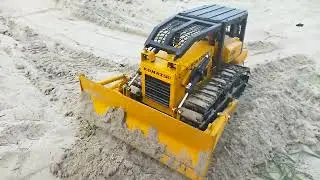 Rc bulldozer 1/12 handmade on work 🇲🇾