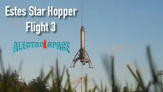 Estes Star Hopper model rocket launch #3