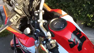 installation dashcam moto V-Sys C6 sur Africa Twin CRF1000L