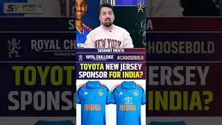 TOYOTA NEW JERSEY SPONSER FOR INDIA?#bcci #toyota  #jersey #sponsor