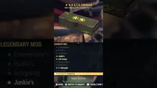 New Legendary Mods #fallout #gaming #gameplay #games #fallout76 #falloutgame #falloutgameplay
