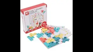 Joc logic Tetris din lemn T paired