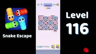 Snake Escape Level 116 Walkthrough 🐍 | Calm Puzzle Escape Game | SolutionGuruji