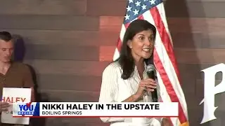 Presidential hopeful and former Governor Nikki Haley makes stop in Upstate