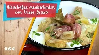 Alcachofas escabechadas con Queso fresco / La Pera Limonera