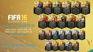 Fifa 16 TOTW 22 В ролях: IF Vardy, IF Cuadrado, IF Eto'o, IF Gomez и другие!