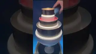 Creating a delicious layered dessert#satisfying #dessert #food #layeredcake