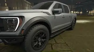 3M Matte Silver Vinyl Wrap on Ford F150 Raptor Showcase