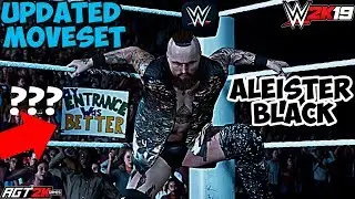 AGT - WWE 2K19|Aleister Black Updated Moveset (PS4/Xbox One/PC)(Обновлённый мувсет Блэка в WWE 2K19)
