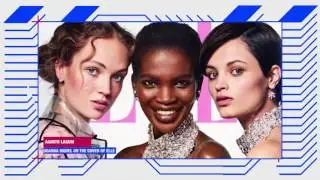 Ugandian model Aamito Lagum covers Elle UK Magazine
