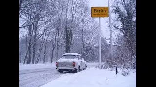 Trabant 601 - Test Drive Snow -