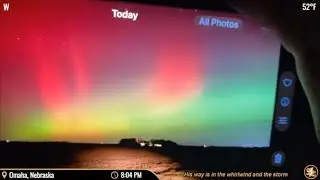 Northern Lights Nebraska - Live As It Happened 