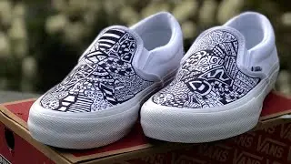 Custom Slip On Vans!! 😊