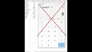 FIND AVERAGE IN EXCEL WITHOUT USING CALCULATOR AND FORMULA #shorts