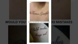 Would You Rather...? Funny Tattoo Mistake😂 Hilarious Tattoo Fails #short