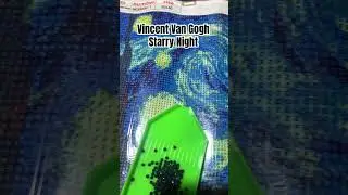 Vincent Van Gogh Starry Night #vangogh #starrynight #diamond #art #shorts #trending #viral